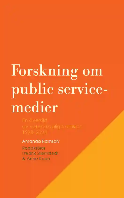 Bokomslag: TV-journalistik i konkurrensens tid: nyhets- och samhällsprogram i svensk TV 1990–2004, av Jesper Strömbäck, Anna Maria Jönsson